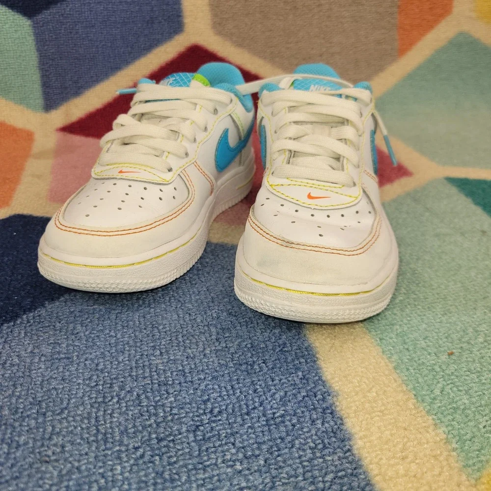 Nike Air Force 1 Low‎ Rainbow Stitch Sneakers